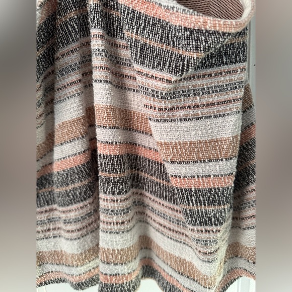 Madewell Texture Strip Ruffle Racerback Crop Tank - Picture 7 of 8